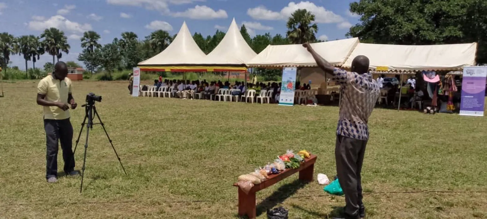 Community food demonstration and nutrition awareness event